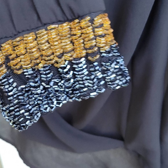 ASTR the Label Surplice Beaded Cuff Blouse - Picture 5 of 11